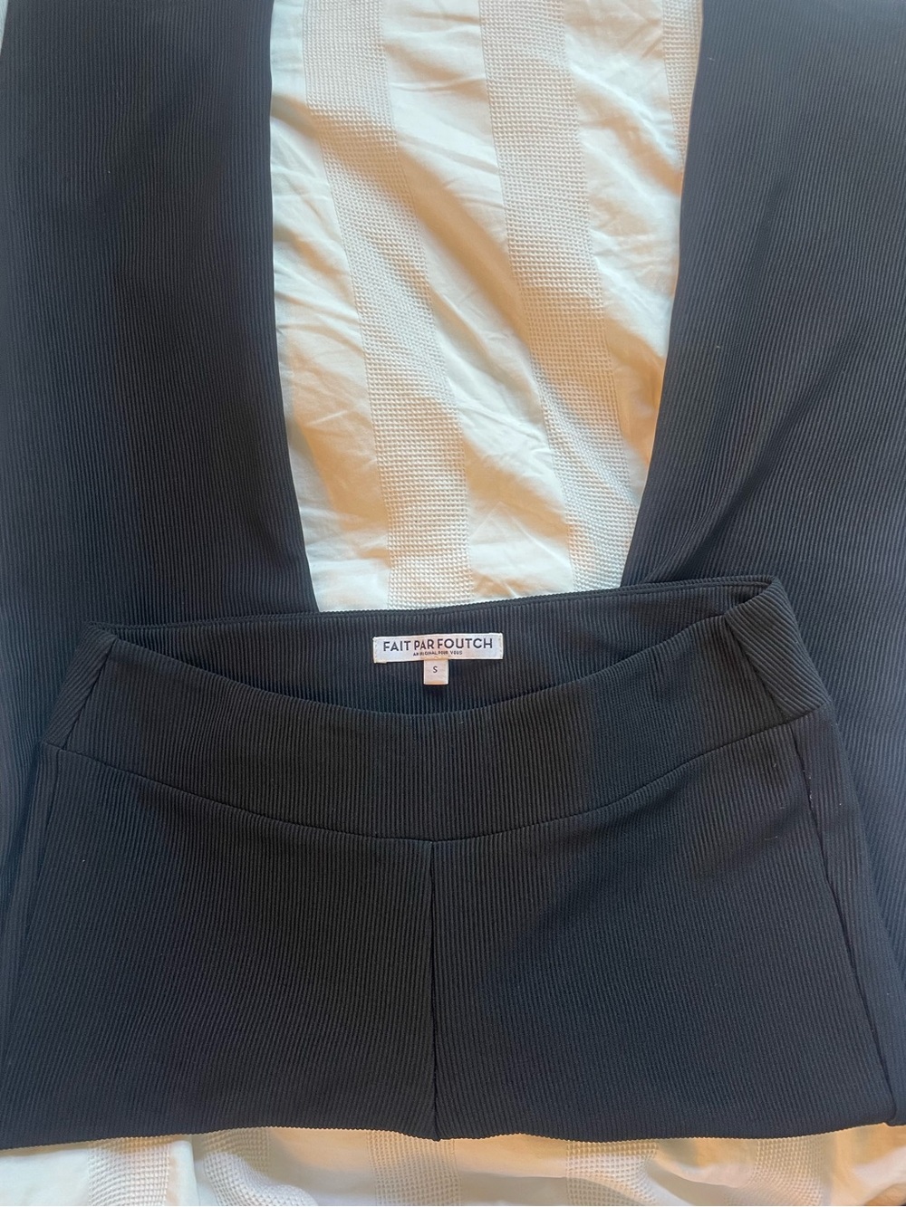 Fait Par Foutch Marie Capri - Noir - Size Small - Picture 5 of 7
